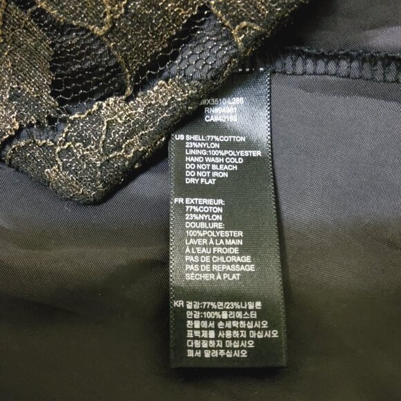 Y2K Vintage Lace Sweetheart Fit and Flare Mini Dress Medium EUC - Picture 5 of 6